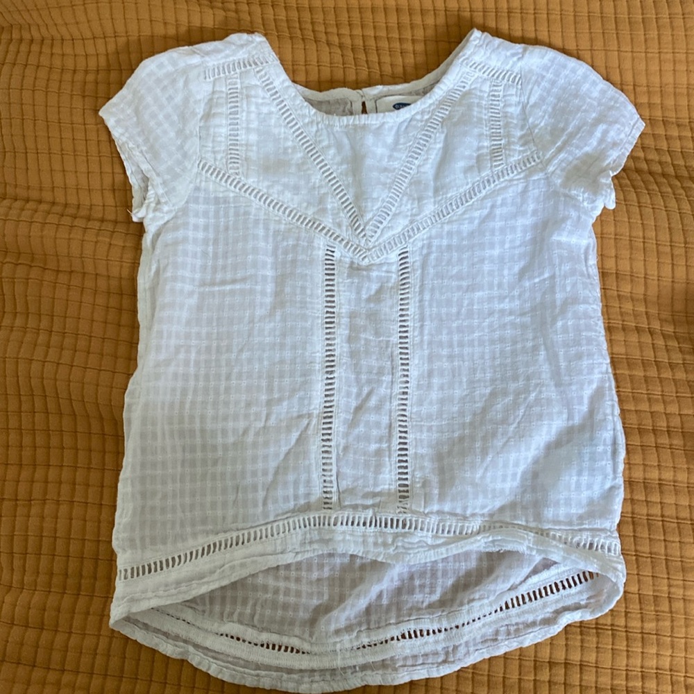 Old navy lightweight linen cotton top s